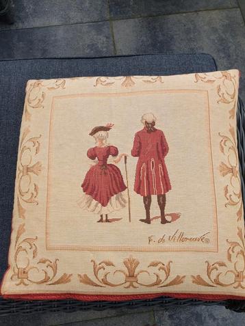 Kussens F. De Villeneuve Jacquard  beschikbaar voor biedingen