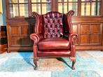 Springvale Chesterfield oorfauteuil Oxblood rood nieuwstaat, Huis en Inrichting, Ophalen of Verzenden, Zo goed als nieuw, 75 tot 100 cm