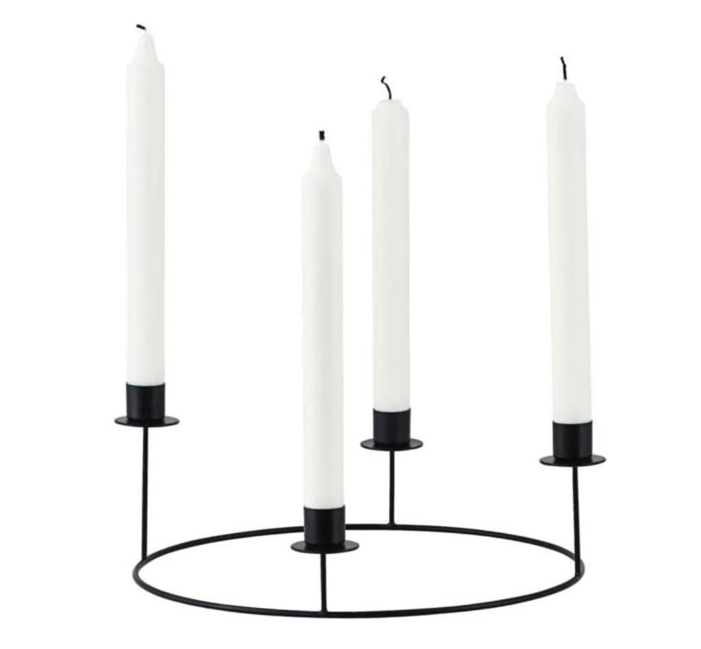 Nieuw van House Doctor ring kandelaar zwart twv € 21,00