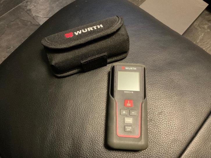 WURTH WDM 2-18 AFSTANDMETER NIEUW, Doe-het-zelf en Verbouw, Meetapparatuur, Nieuw, Afstand, Verzenden