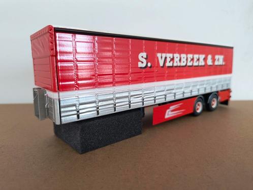 Tekno S.Verbeek oplegger, Hobby en Vrije tijd, Modelauto's | 1:50, Zo goed als nieuw, Bus of Vrachtwagen, Tekno, Ophalen of Verzenden