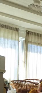 Lichtgroene IKEA inbetween gordijnen, 255 cm lang, Huis en Inrichting, Stoffering | Gordijnen en Lamellen, 200 cm of meer, Ophalen of Verzenden