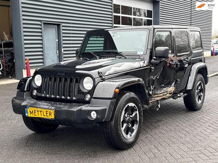 Jeep Wrangler 2.8 CRD Rubicon, 4x4, Grijs kenteken, navigati, Auto's, Jeep, Bedrijf, Te koop, Wrangler, 4x4, ABS, Airbags, Airconditioning