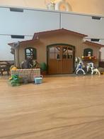 Schleich horse club manege-grote stal, Ophalen of Verzenden, Gebruikt