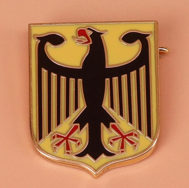 Duitse Nationale Adelaar Broche / Oorlog Duitsland Leger, Sieraden, Tassen en Uiterlijk, Broches, Nieuw, Overige materialen, Overige kleuren