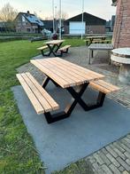 Douglas picknicktafel met stalen frame, Nieuw, Rechthoekig, Ophalen of Verzenden