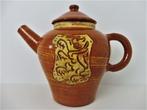 Fries aardewerk schenkkan theepot ketel wapenschild leeuw, Antiek en Kunst, Ophalen of Verzenden