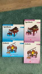 Lesboek speelboek deel 1 deel 2 Hal Leonard Pianomethode, Ophalen of Verzenden, Zo goed als nieuw, Zwart