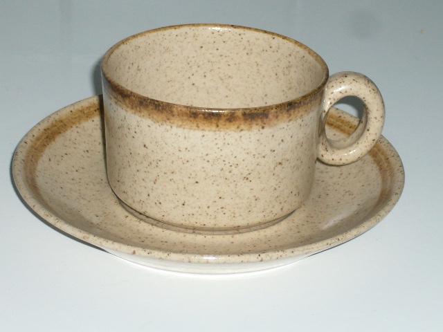 Zaalberg Pottery Retro Kop & Schotel, Ophalen