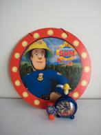 Brandweerman Sam wekker, horloge+wanddecoratie, Ophalen of Verzenden, Gebruikt