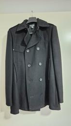H&M heren wollen peacoat / schippersjas maat XL zwart, Kleding | Heren, Zwart, Maat 56/58 (XL), Ophalen of Verzenden, Zo goed als nieuw