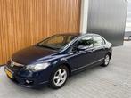Honda Civic 1.3 Hybrid|4-deurs|Autom|Airco|Lmv, Auto's, 65 €/maand, Gebruikt, Blauw, Origineel Nederlands