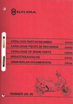 Gilera Runner onderdelenboek bromfiets scooter (gi06), Ophalen of Verzenden, Zo goed als nieuw