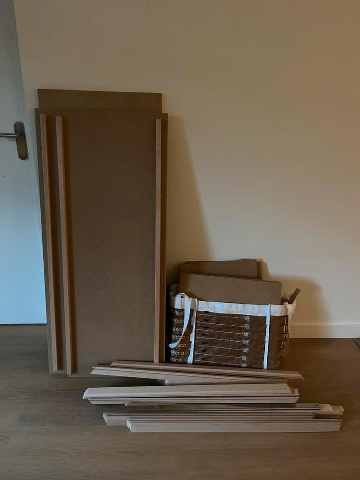 Kewlox kast onderdelen (schuifdeuren), Huis en Inrichting, Kasten | Kledingkasten, Gebruikt, 200 cm of meer, 150 tot 200 cm, 25 tot 50 cm