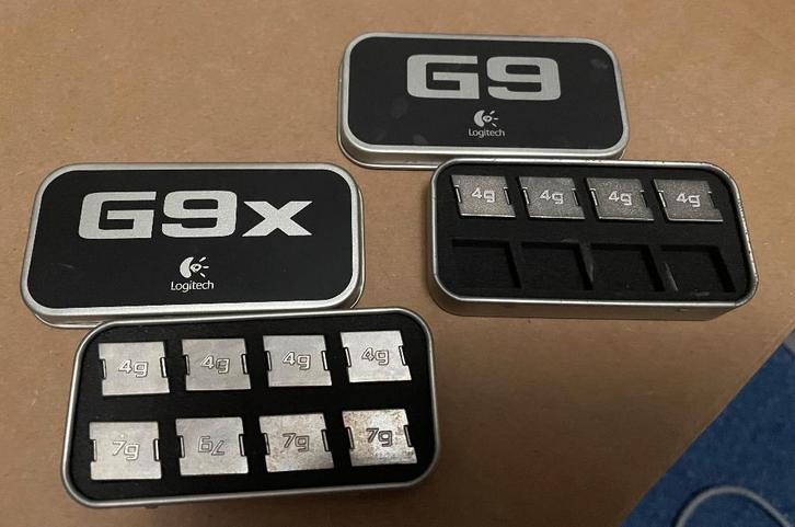 Muis Teller / Gewicht Voor Logitech G502 HERO, G9x & G9, Computers en Software, Muizen, Zo goed als nieuw, Overige typen, Bedraad