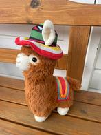 Jafri toys alpaca knuffel met Mexicaanse sombrero hoed, Overige typen, Ophalen of Verzenden, Zo goed als nieuw
