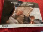 Nieuw lekker lui lezen kussen, Huis en Inrichting, Slaapkamer | Beddengoed, Eenpersoons, Beige, Nieuw, Ophalen of Verzenden