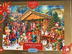 Kerstpuzzel Gibsons This Way To Santa 1.000 stukjes NIEUW, Ophalen of Verzenden, 500 t/m 1500 stukjes, Nieuw, Legpuzzel