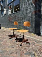 Deens design bureaustoelen, Jorgen Rasmussen werkstoelen, Ophalen, Gebruikt, -, Zwart