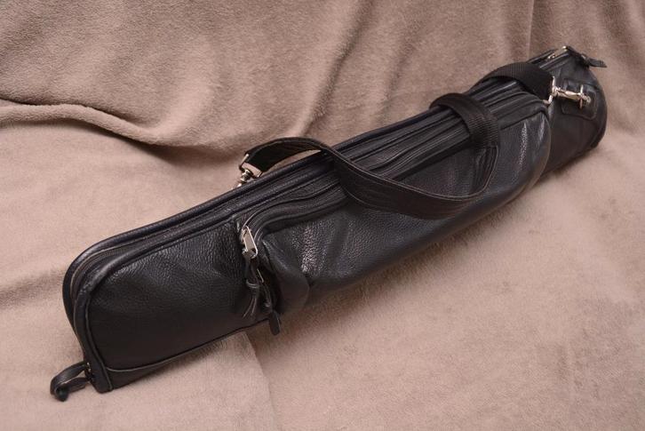 Lederen Case / Gigbag voor Sopraan Saxofoon, Hand Made, Muziek en Instrumenten, Behuizingen en Koffers, Zo goed als nieuw, Saxofoon