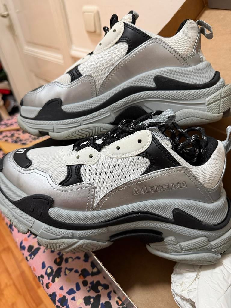 Balenciaga Triple S Sneakers Maat 37, Ophalen of Verzenden, Zo goed als nieuw, Grijs, Sneakers of Gympen