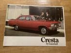 Vauxhall Cresta Brochure - 1969 groot formaat Engels, Ophalen of Verzenden, Gelezen, Overige merken