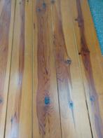 56 m2 grenen vloer planken niet gelijmd gelegen, Gebruikt, 10 m² of meer, 10 tot 30 cm, Hout