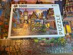 Gezellige puzzel 1000 stukjes Rothenburg Bavaria Beieren DL, Ophalen of Verzenden, 500 t/m 1500 stukjes, Zo goed als nieuw, Legpuzzel