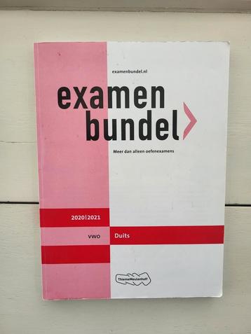Examenbundel vwo Duits 2020/2021