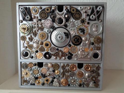 Industrieel / Steampunk Ladekastje Nr ZLK 2, Huis en Inrichting, Kasten | Ladekasten, Nieuw, Minder dan 100 cm, Minder dan 50 cm