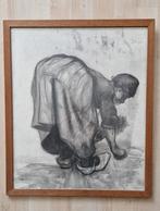 arenlezende boerin 1885 vincent van gogh  Zwart krijt, Antiek en Kunst, Kunst | Tekeningen en Foto's, Ophalen of Verzenden