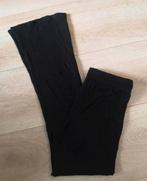 Rib gebreide flared broek ZGAN maat 36 / S, Zwart, Ophalen of Verzenden, Zo goed als nieuw, Maat 36 (S)
