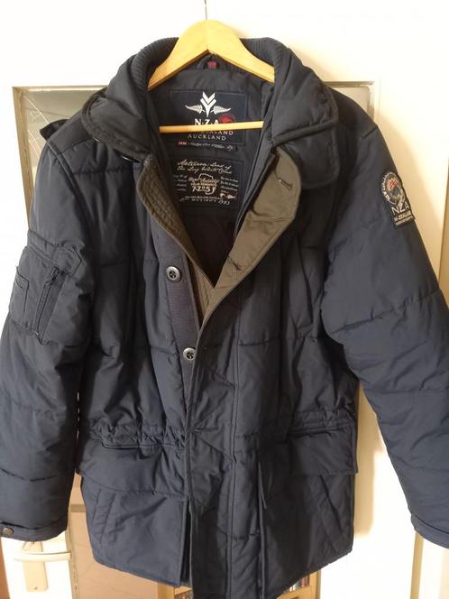 New Zealand Auckland heren winterjas maat xl, Kleding | Heren, Jassen | Zomer, Gedragen, Maat 56/58 (XL), Blauw, Ophalen of Verzenden