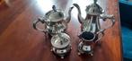 verzilverd koffie en thee servies, Antiek en Kunst, Antiek | Goud en Zilver, Ophalen of Verzenden, Zilver
