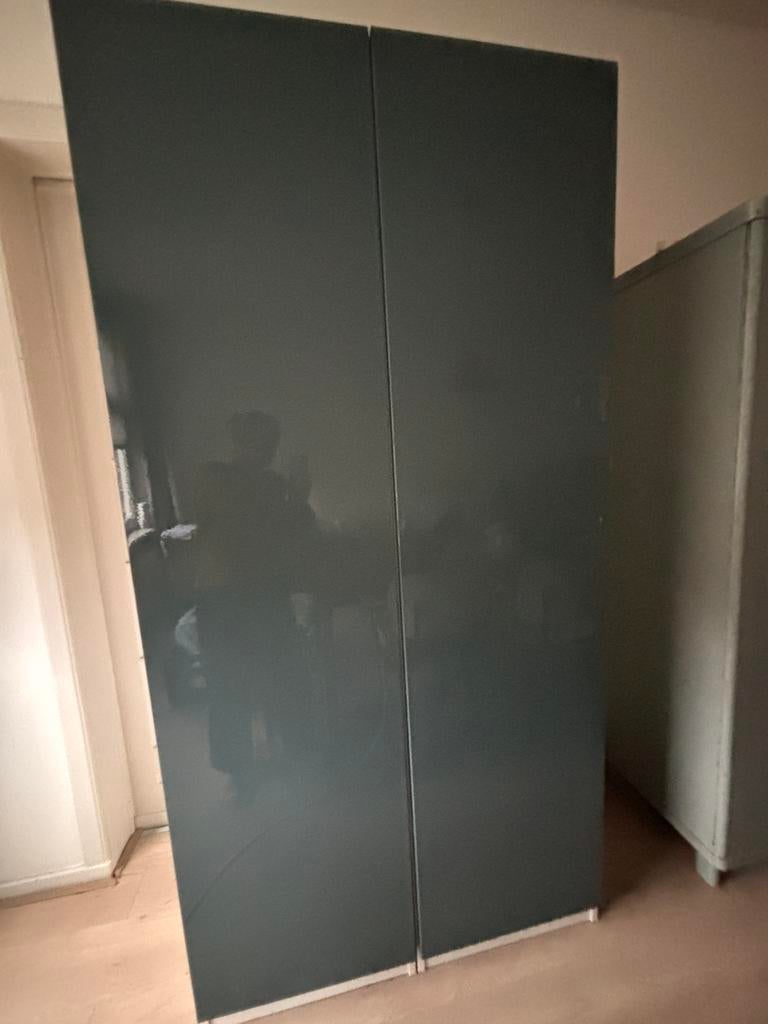 Ikea Pax zgan grijsblauw 201hx100bx50d, Ophalen, Zo goed als nieuw, 50 tot 75 cm, 200 cm of meer