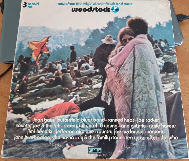 Woodstock 3 delige uitgave uit 1970 izgst, Cd's en Dvd's, Vinyl | Jazz en Blues, Zo goed als nieuw, Jazz, Ophalen of Verzenden