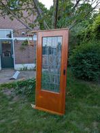 2 prachtige ensuite schuifdeuren hout mid-century, Doe-het-zelf en Verbouw, Deuren en Horren, Gebruikt, 80 tot 100 cm, 215 cm of meer