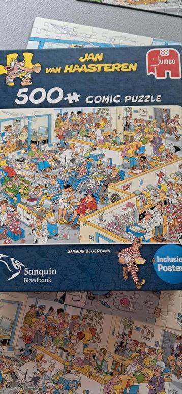 Jan van Haasteren Puzzel - Sanquin Bloedbank 500+ stukjes beschikbaar voor biedingen