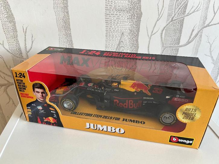 Modelauto Formule 1 auto Red Bull Max Verstappen RB19 1:24, Hobby en Vrije tijd, Modelauto's | 1:24, Zo goed als nieuw, Auto, Bburago