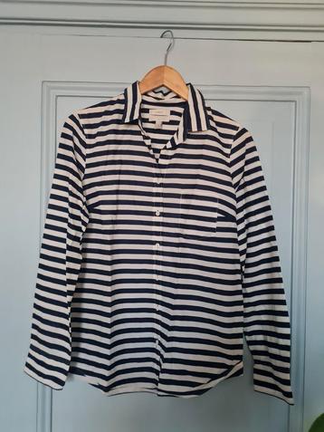 J CREW Streep Blouse maat 6/ S/36 NIEUWSTAAT!