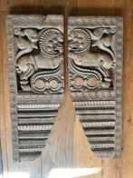 2 panelen uit Nepal, Antiek en Kunst, Kunst | Niet-Westerse kunst, Ophalen of Verzenden