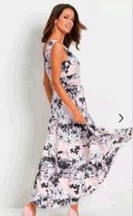 Nieuwe oudroze gebloemde maxi jurk van BPC 46-48, Kleding | Dames, Grote Maten, Verzenden, Jurk, Nieuw, Roze