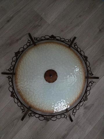 Grote vintage plafonnière  beschikbaar voor biedingen
