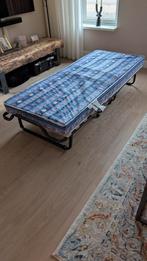 Opklapbed / Logeerbed 80x200 cm, Huis en Inrichting, Ophalen, Eenpersoons, Blauw, Nieuw