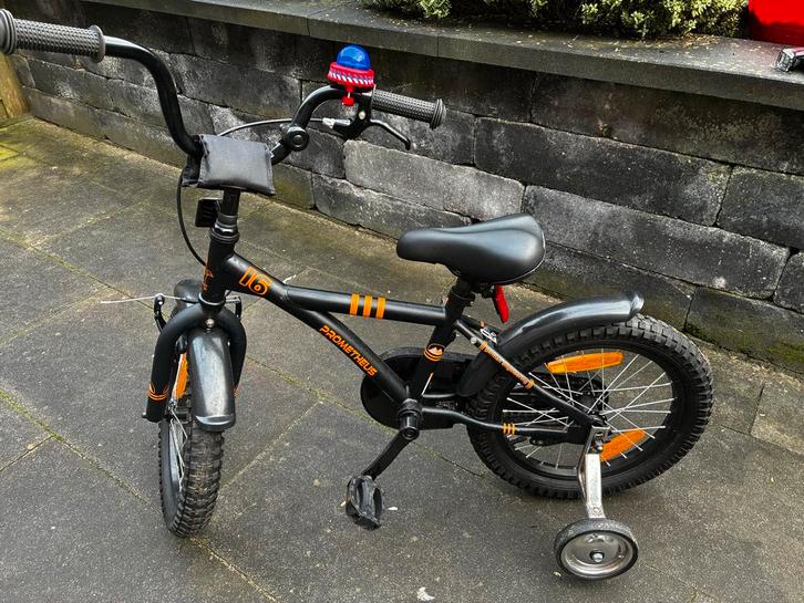 Kinderfiets 16 inch - Perfecte eerste fiets!, Fietsen en Brommers, Fietsen | Kinderfietsjes, Gebruikt, 16 tot 20 inch, Zijwieltjes