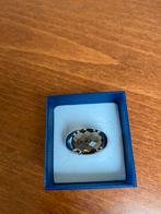 Ring zilver met rookkwarts maat 56, Ophalen of Verzenden, 17 tot 18, Zilver, Dame