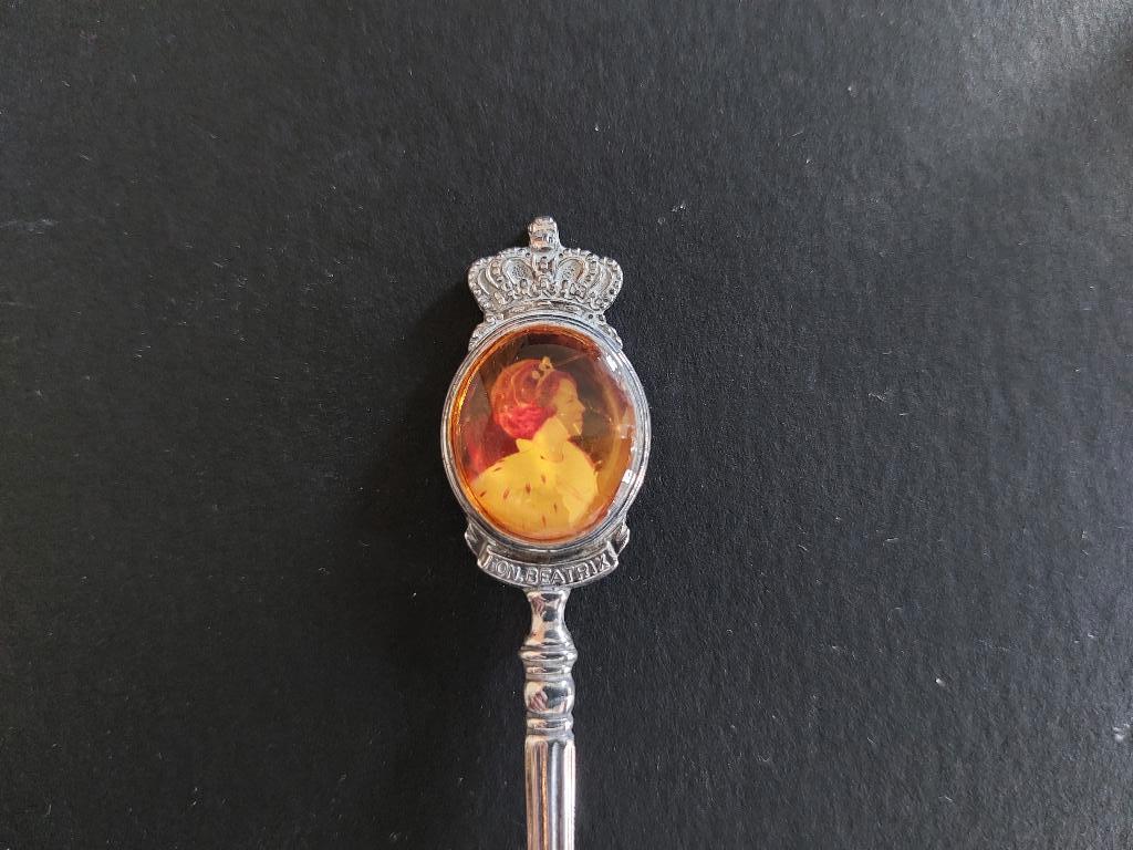 Lepeltje Beatrix, Gebruikt, Verzenden, Verzilverd, Metaal