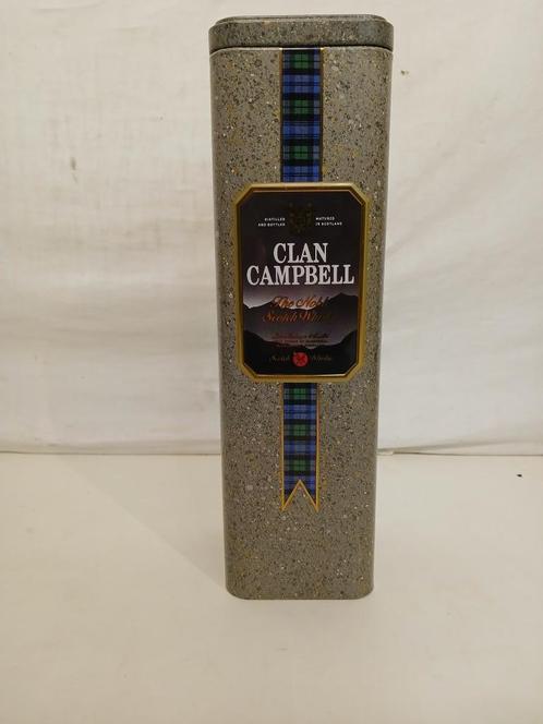 Clan Campbell Scotch Whisky Blik, Verzamelen, Merken en Reclamevoorwerpen, Nieuw, Gebruiksvoorwerp, Ophalen of Verzenden