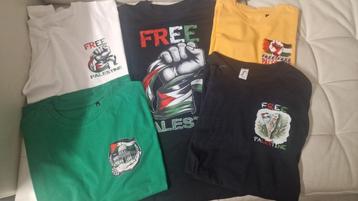 Palestina T-shirts beschikbaar voor biedingen