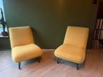 Fauteuil 2x fauteuils - Lanterfant oker geel stoel, Ophalen, Design, 75 tot 100 cm, Zo goed als nieuw